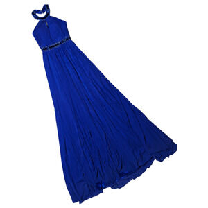Sherri Hill Royal Blue Maxi Dress